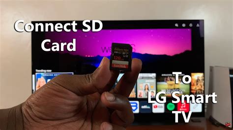 connect sd card to tv